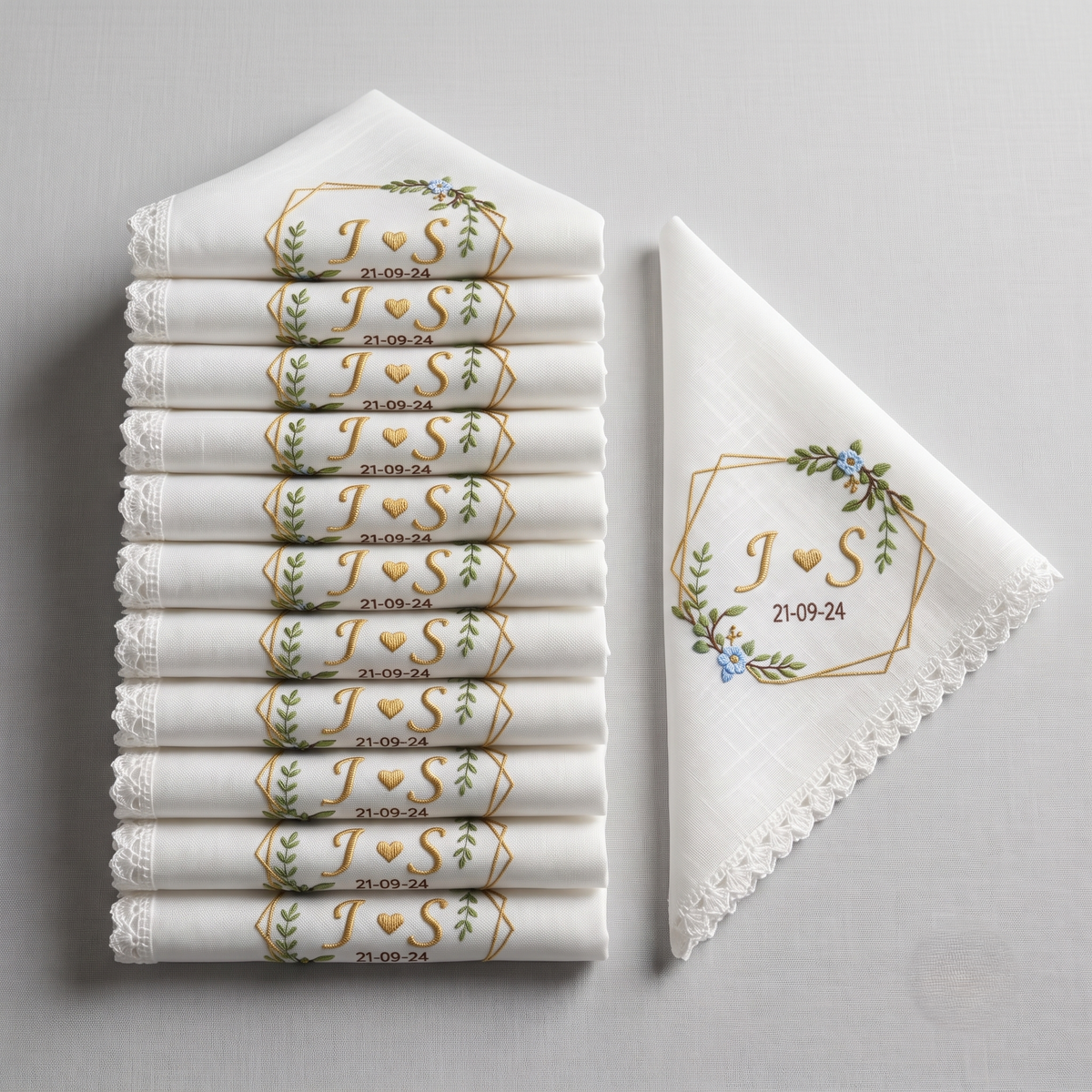 12 Napkins For Wedding
