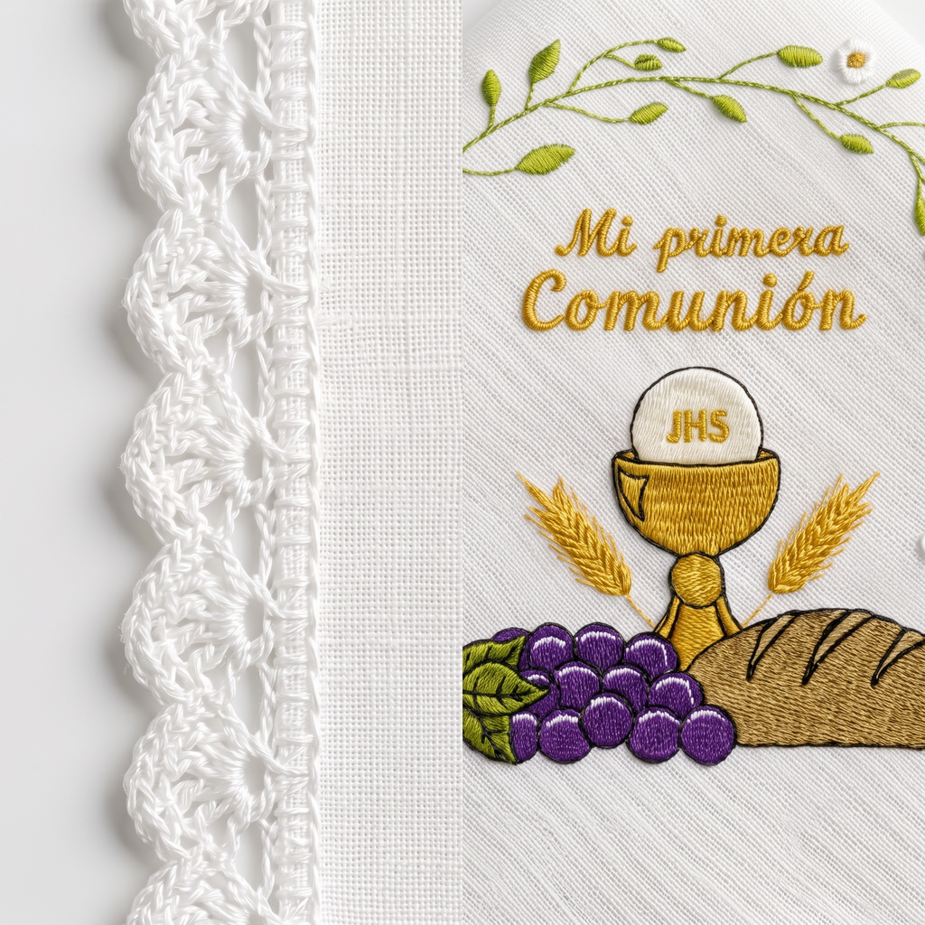 12 Servilletas Para Comunión