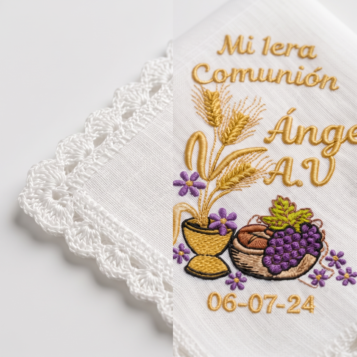12 Servilletas Para Comunión