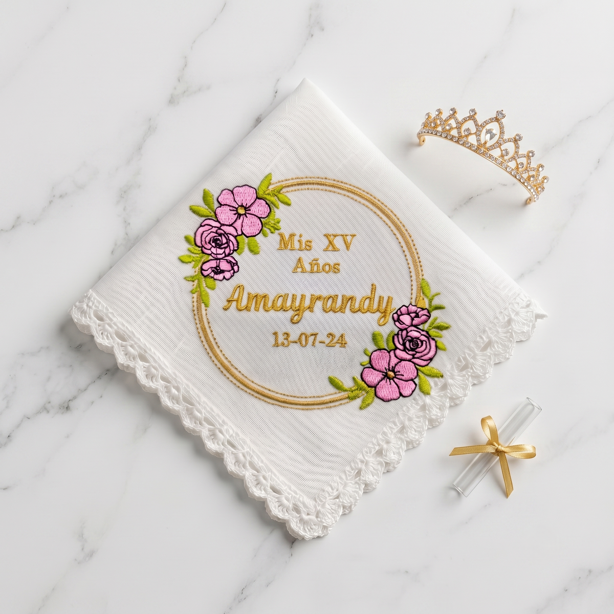 12 Servilletas Para XV Años