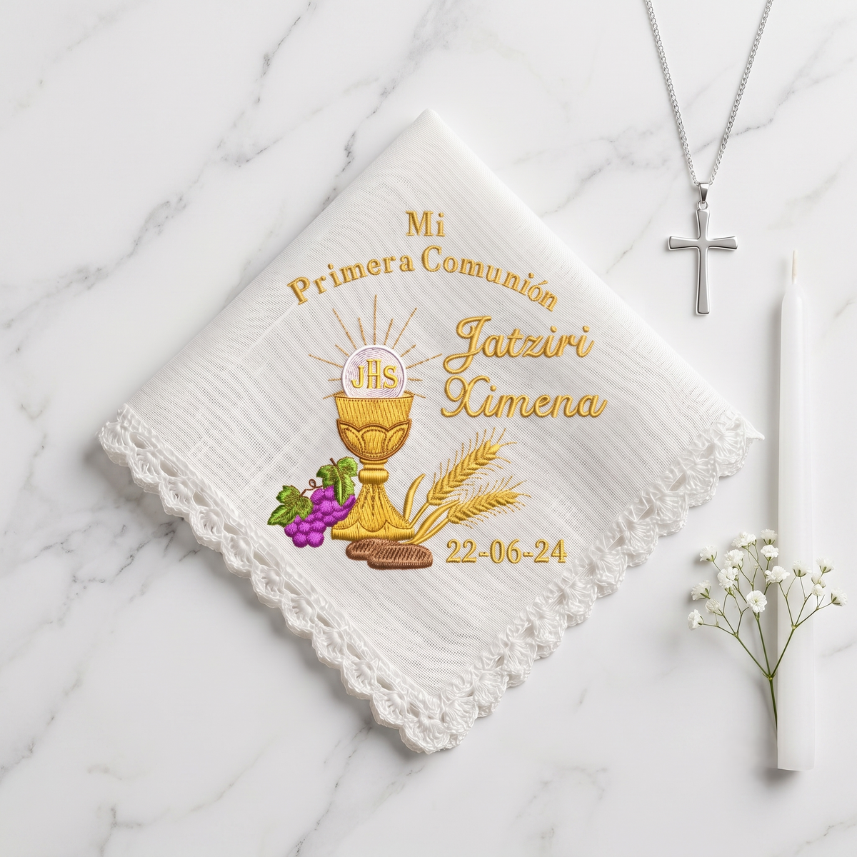 12 Servilletas Para Comunión