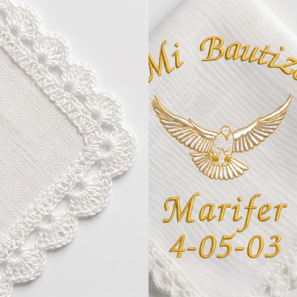 12 Servilletas Para Bautizo