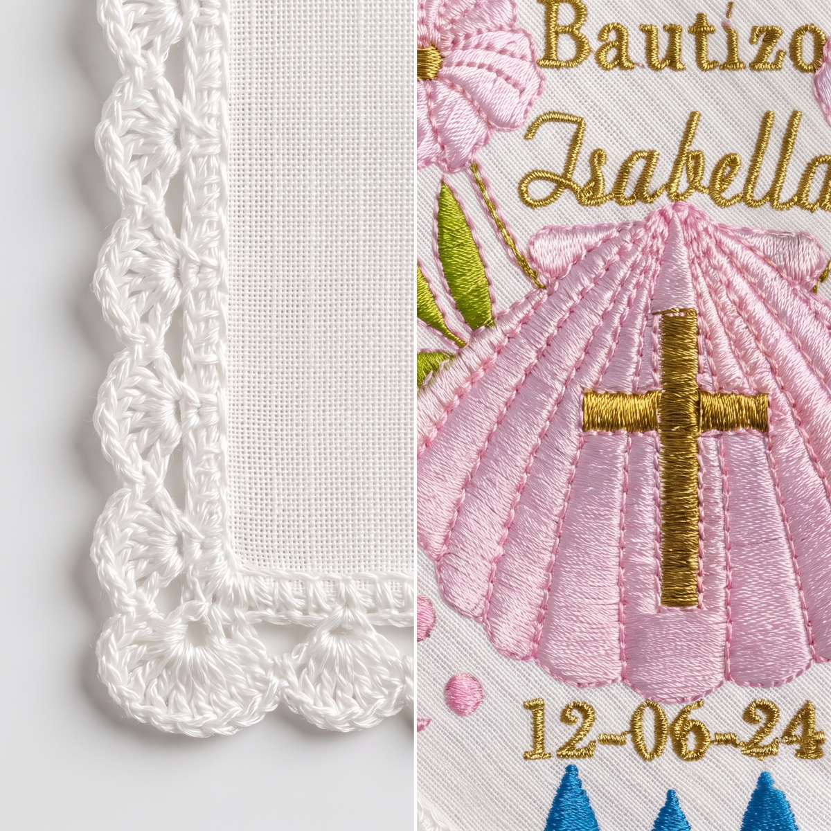 12 Servilletas Para Bautizo