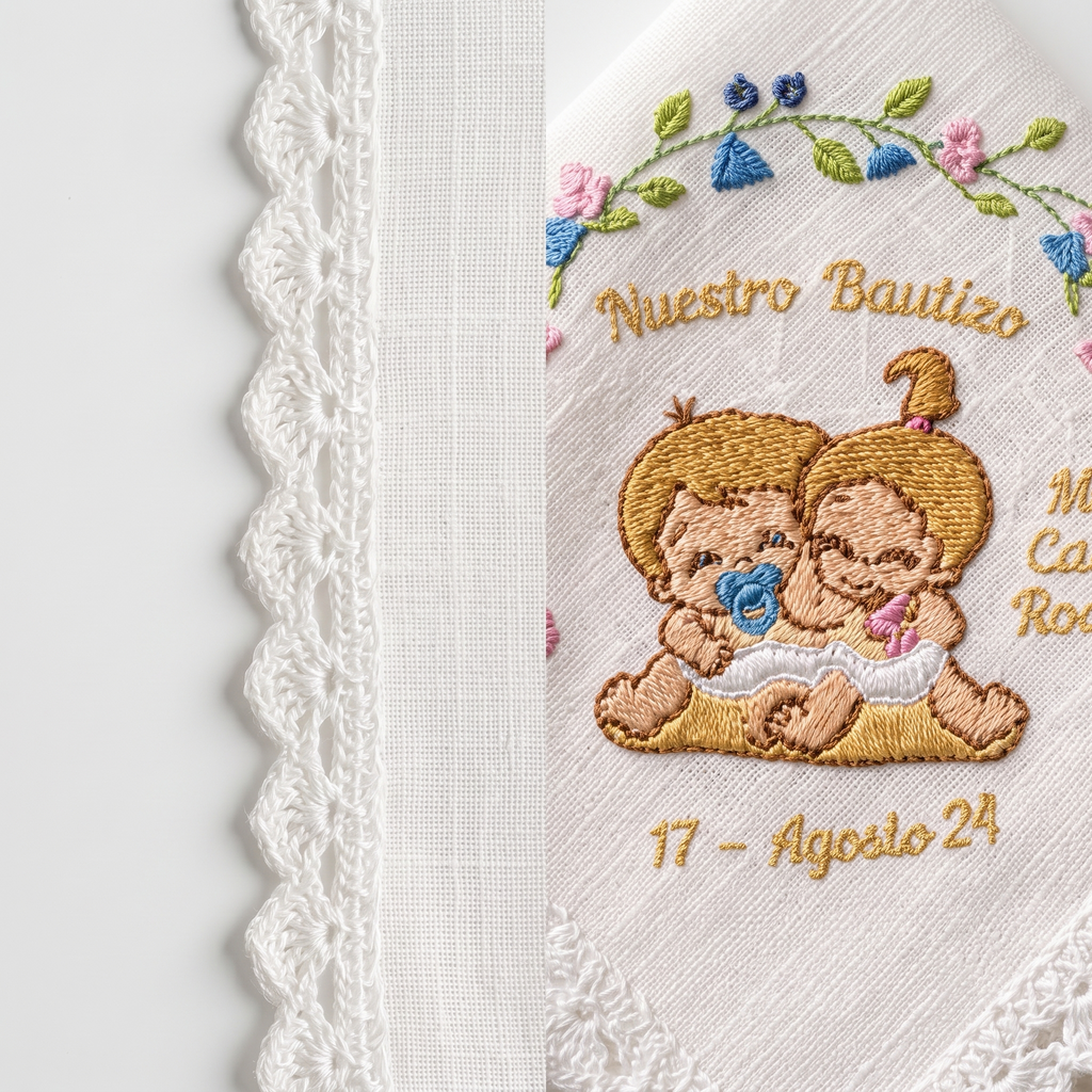 12 Servilletas Para Bautizo