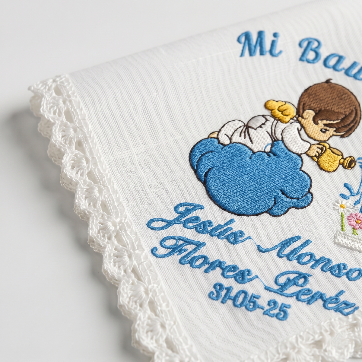 12 Servilletas Para Bautizo