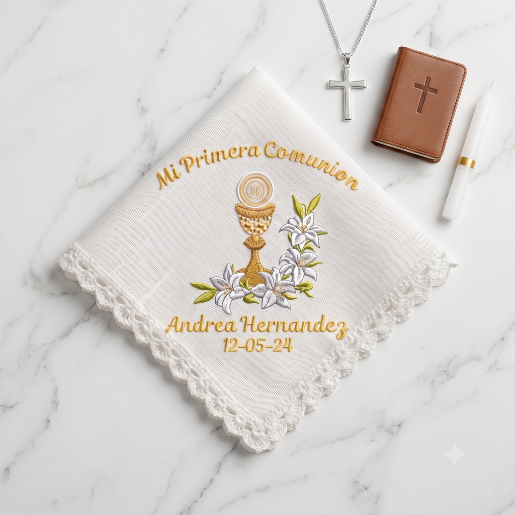 12 Servilletas Para Comunión