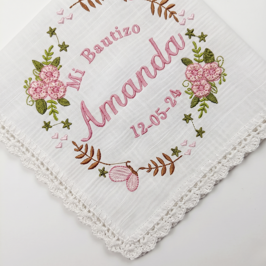 12 Servilletas Para Bautizo