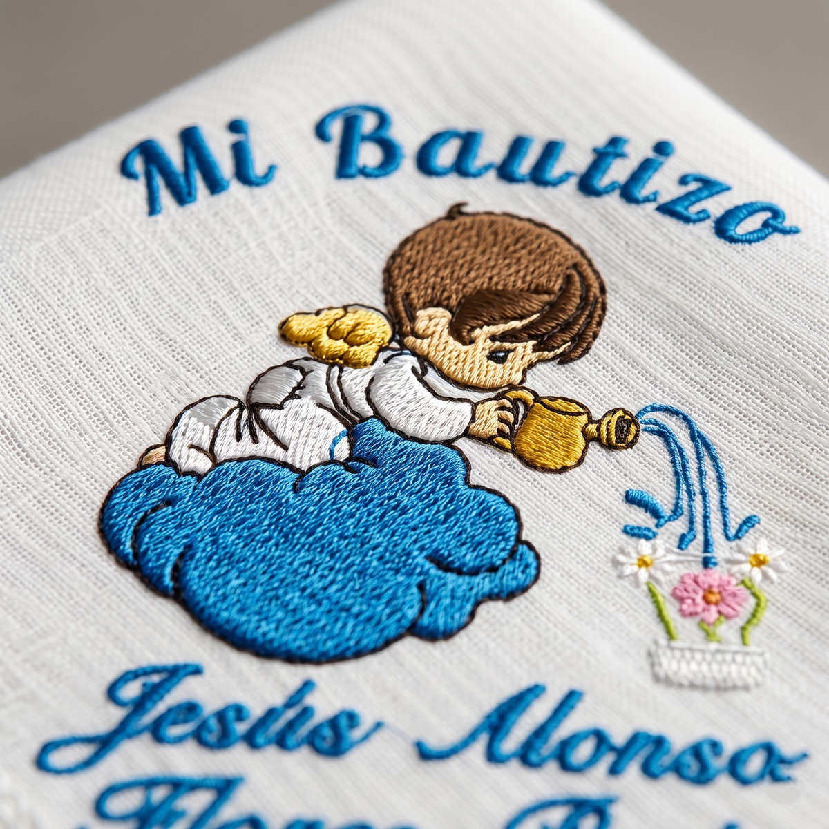 12 Servilletas Para Bautizo