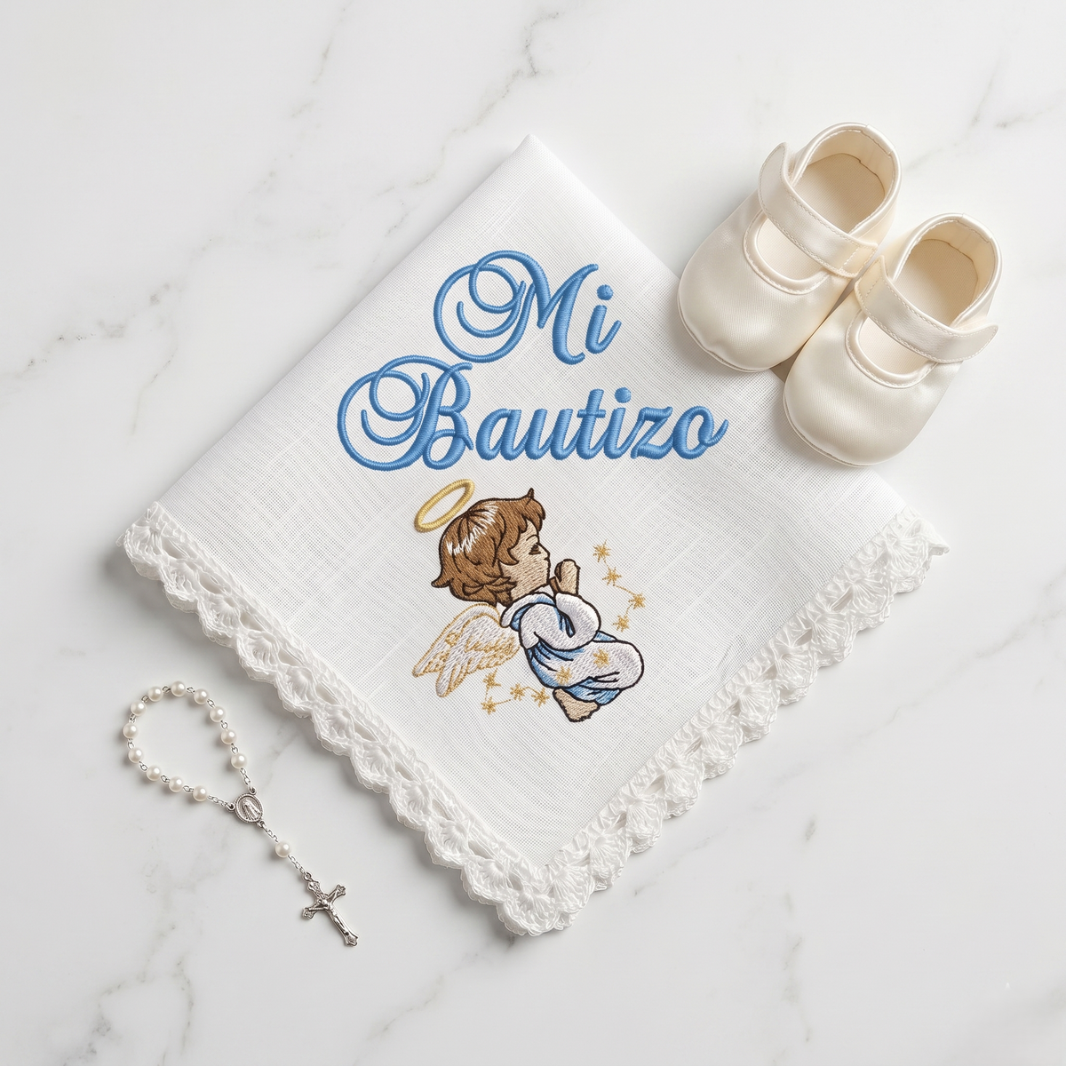 12 Servilletas Para Bautizo