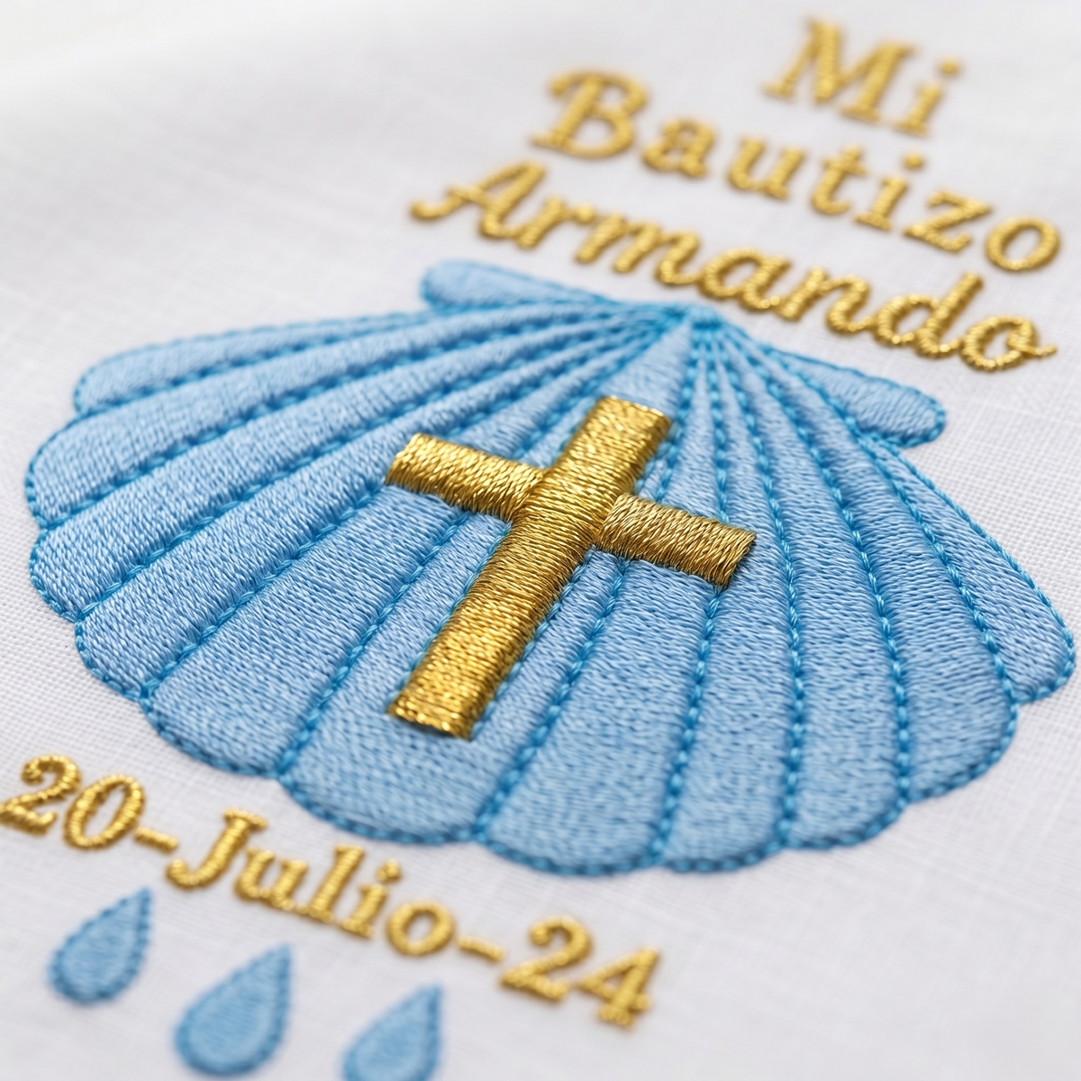 12 Servilletas Para Bautizo